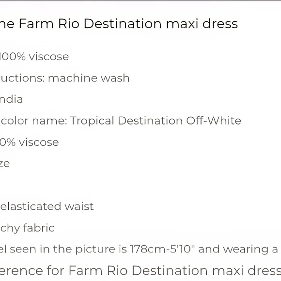FARM Rio Destination Scarf Midi Dress